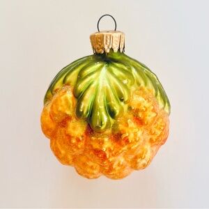 Rare Vintage German Cloudberry Glass Ornament